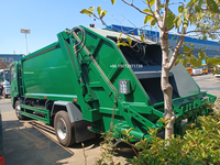Camion compacteur de déchets diesel Isuzu 6 à 15 tonnes, chargement arrière, 4x2, boîte de vitesses manuelle, moteur de recyclage