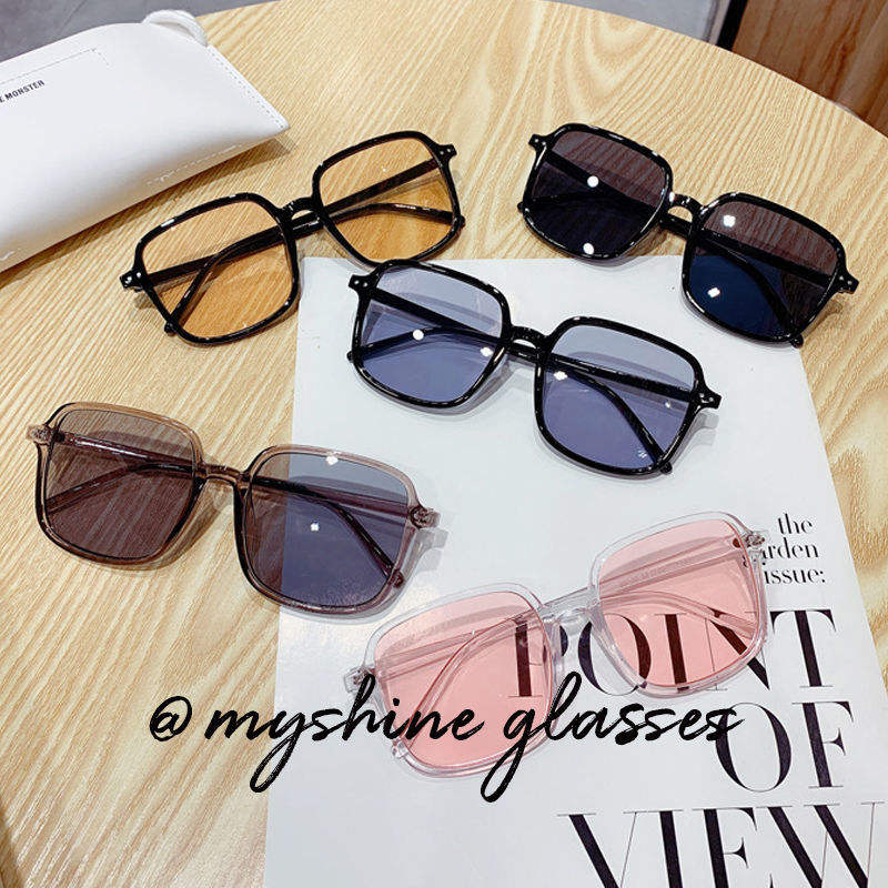 Manufacturer Directly Supply Retro Large-Frame Square Sunglasses for Women  and Round Faces Can Be Matched Oversized Glasses 2025