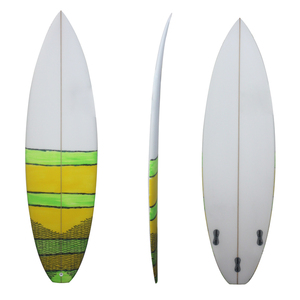 Planche de surf haute résistance personnalisée en PU, peinte, avec filet en carbone, pour tous les niveaux - Product Image 1