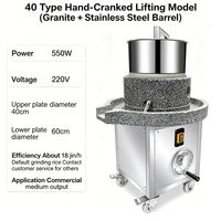 Moulin à pierre électrique à moteur en cuivre pur 1500W 45cm, réglage de la finesse pour le tofu et les tortillas de maïs