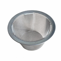 Tutup Filter Kubah Kuningan Baja Tahan Karat Khusus/Bentuk Mangkuk untuk Pipa Rokok dengan Saringan Kawat/Tutup Filter Kawat