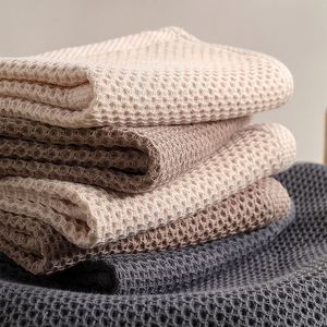 Serviettes Esun multi-usages à absorption rapide et séchage rapide, en coton gaufré pour la cuisine, la salle de séjour et la maison - Product Image 3
