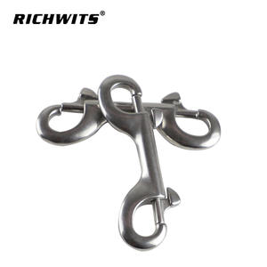 Gancho de Resorte de Doble Cabeza Tipo B de Acero Inoxidable 316/304, Hebilla de Resorte de Liberación Rápida para Buceo, Accesorios para Yates - Ganchos de Remolque Premium - Product Image 4