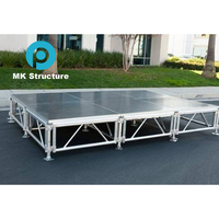 Offre Spéciale scène de concert en plein air portable en aluminium avec fond Truss