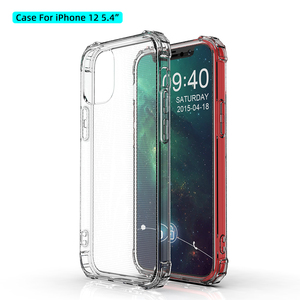 เคสโทรศัพท์มือถือแบบใส TPU 3 มิติ กันกระแทก พร้อมถุงลมนิรภัย ป้องกันรอบด้าน 360 องศา  วัสดุเจลนิ่ม สำหรับ iPhone 12 ป้องกันการตกกระแทก ปกป้องเลนส์ - Product Image 3