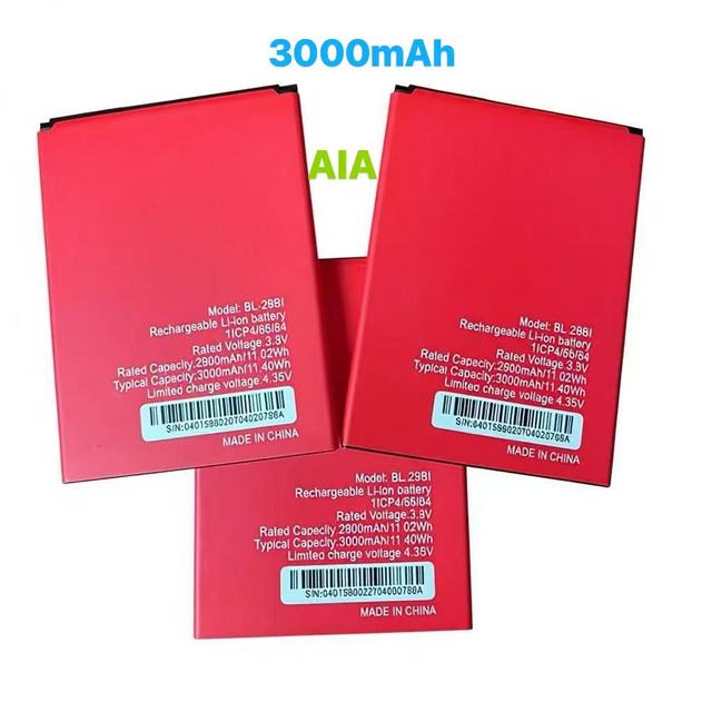 Mobile Phone Battery BL-29BI 3000mAh 3.8V High Capacity Rechargeable for Itel in Stock