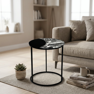 Modern Extendable Foldable Brass Aluminum Iron <b>Stool</b> Ottoman with Removable Cover and Convertible Design - Product Image 2