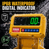 PULUN 3000kg Timbangan Pallet Presisi Tinggi 0.1kg Truk Pallet Digital Tahan Air IP68 Baterai Lithium USB CE Garansi 1 Tahun