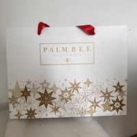 Sacs cadeaux en papier couché de luxe, sacs d'emballage pour le shopping avec poignées de transport pour bijoux, perruques, vêtements, chaussures, bougies