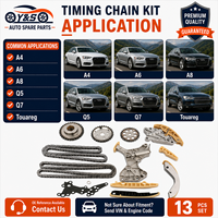 طقم جنزير توقيت جديد مع مشدات ومرشحات وحشوات VVT يناسب محركات 2.5 لتر L5 BPR BPS BGP BGQ BTK EA855 قطع غيار بديلة أصلية