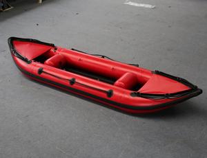 Qingdao Haohai 2.1-4m Kayak de pêche bateau gonflable <span class=keywords><strong>à</strong></span> moteur Kayak <span class=keywords><strong>à</strong></span> <span class=keywords><strong>pédale</strong></span> unique pour 2 personnes PVC coque <span class=keywords><strong>canoë</strong></span> pour la dérive - Product Image 3
