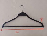 Perchas antideslizantes para pantalones a la moda que ahorran espacio, tienda de ropa, soporte para ropa de adultos, percha de plástico personalizada