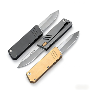 Navaja Táctica de Bolsillo de Aleación de Aluminio para Defensa Personal, con Deslizamiento por Gravedad, Hoja de Acero Inoxidable Mpv154, Plegable, Resistente, para Campamento, OEM - Product Image 5