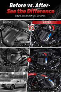PerfiplyDry 碳纤维发动机顶盖 MP 风格发动机盖适用于 BMW M2 M3 M4 G80 G81 G82 G83 G87 S58 发动机盖车身套件 - Product Image 4
