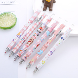 Stylos gel Liu Yuanjin 0,5 mm noirs à bouton-poussoir, papeterie de bureau pour étudiants, coffret cadeau - Product Image 3