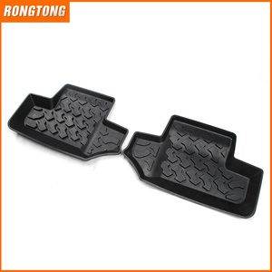 Vendite calde 2 Porte antiscivolo Posteriore <span class=keywords><strong>In</strong></span> <span class=keywords><strong>Gomma</strong></span> <span class=keywords><strong>Tappetini</strong></span> <span class=keywords><strong>Auto</strong></span> per Jeep Wrangler 07-16 - Product Image 4