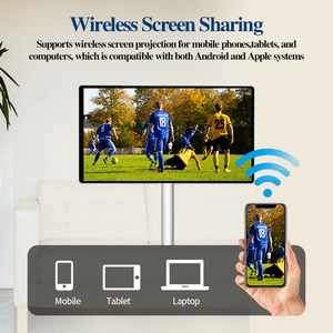 21.5 inch không dây di động thông minh TV với Android 13 màn hình cảm ứng màn hình với đứng tương tác TV di động trên bánh xe - Product Image 6