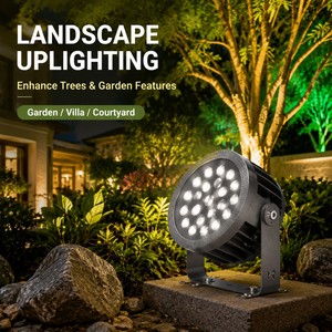 <span class=keywords><strong>Projecteur</strong></span> LED extérieur étanche IP66 en alliage d'aluminium antichoc, haute luminosité, lampe de jardin paysagère avec support réglable, style rétro - Product Image 2