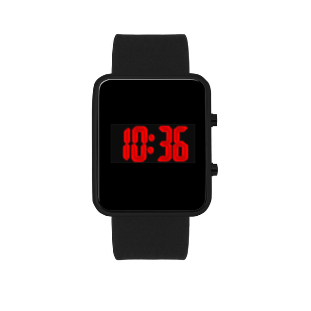 Wholesale Custom Logo LED Dustproof Silicone Sports Electronic Man Digital Watches for Women and Men Chinese Digital Watches