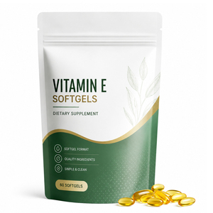 Cápsulas de Gel Suave Antioxidantes de Vitamina E Natural Pura 400 UI Tocotrienoles 300 mg, 60 Unidades, para Uso en Adultos, Refuerza la Inmunidad, Venta al por Mayor - Product Image 1