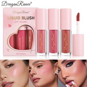 Nouveau Dragon 3 pièces réparateur légèrement ivre Fine anti-transpiration éclaircissant paresseux <span class=keywords><strong>Blush</strong></span> liquide rouge à lèvres <span class=keywords><strong>eau</strong></span> - Product Image 2