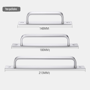 Window Balcony Glass Sliding <strong>Door</strong> Modern Design Self-adhesive Strong Aluminum Alloy Handle for Kitchen Cabinet Holes Drilled - Product Image 2
