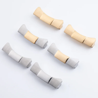 21mm 2 pièces lien d'extrémité incurvé Endlink pour bracelet de montre pour 41mm Datejust pour R-olex bracelet en caoutchouc cuir bracelet de montre connexion sans couture