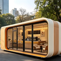 Bureau mobile en acier de style européen, au design simple et élégant, pour les professionnels, maison-conteneur Apple Cabin