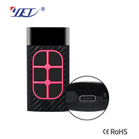 Transmisor Clonable Recargable a Prueba de Agua YET2255, Control Remoto Universal de 260-868 MHz, Ocho Canales, 6 Botones, Control de Puerta