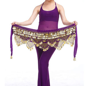 Catena per la Vita da Danza del Ventre Luccicante, Sciarpa per Fianchi Tipo Torre, Catena Triangolare Dritta con Monete per Spettacoli e Festival - Product Image 6