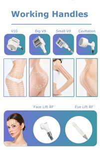 เครื่องกระชับสัดส่วนระดับมืออาชีพ 6 in 1 รุ่น V10 V9 ปรับรูปร่างทั่วร่างกาย V Smooth พร้อมอินฟราเรด RF ระบบสุญญากาศ นวดคลายกล้ามเนื้อ - Product Image 5