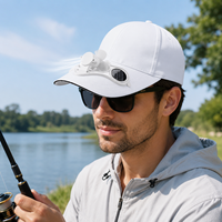 Casquette de travail solaire personnalisée à 6 panneaux pour le baseball, protection solaire extérieure, chapeau de sport pour la pêche, le cyclisme et la randonnée