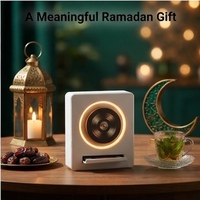 Magnétique de réfrigérateur NFC avec récitation du Coran, lumière LED personnalisée, cassette rotative rétro, cadeau islamique pour la décoration de la maison