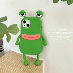 Design 3D cartone animato rana divertente Halloween <span class=keywords><strong>cassa</strong></span> del telefono per iPhone 17 16 Pro Max ragazza carina Mobile di lusso nuova <span class=keywords><strong>cassa</strong></span> del telefono - Product Image 2
