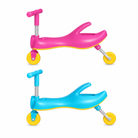 Trottinette à 3 roues pour tout-petits en PVC et ABS, jouet pour enfants, utilisation intérieure et extérieure, OEM personnalisé