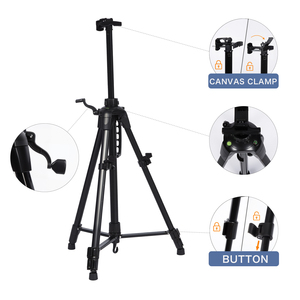 Chất lượng cao đám cưới có thể điều chỉnh màu đen hiển thị ngoài trời kim loại Hand Crank sắt easels - Product Image 2