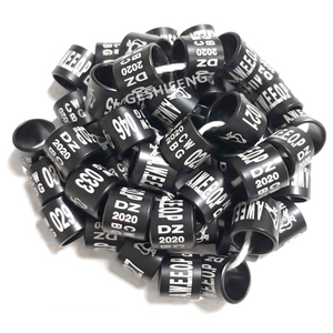 Aluminium duivenring, aluminium ringen voor duiven 10mm, aluminium ringen voor vogels nieuw model aluminium duivenring - Product Image 1