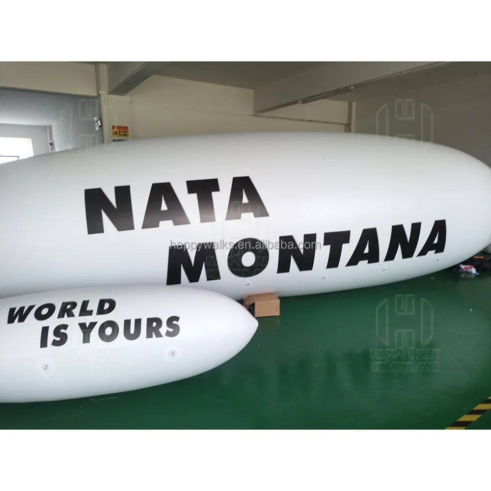 Venda quente personalizado tamanho publicidade inflável hélio balão dirigível inflável