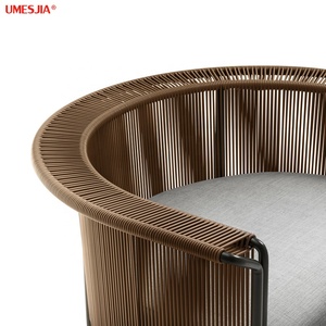 Đồ Nội Thất Ngoài Trời Hiện Đại Khung Ống Thép Không Gỉ Ghế Bành Sân Vườn Ban Công Ghế Hiên Với Đệm <span class=keywords><strong>ALTON</strong></span> Ghế Bành - Product Image 5