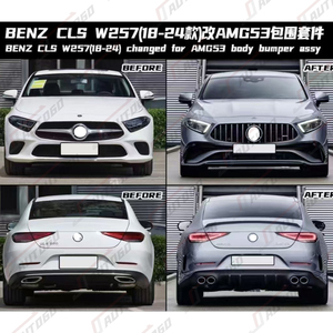 Kit carrosserie Racing AMG CLS53 Facelift pour <span class=keywords><strong>Mercedes</strong></span> <span class=keywords><strong>Benz</strong></span> W257 C257 <span class=keywords><strong>CLS</strong></span> CLS300 350 400 2018 20-19 2020 <span class=keywords><strong>2021</strong></span> 2022 2023 2024 Assemblage - Product Image 2