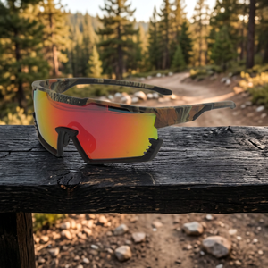 Durable PC Frame Full-Rim Sports <b>Sunglasses</b> with UV400 Protection for Outdoor Activities & RV Use - Product Image 2