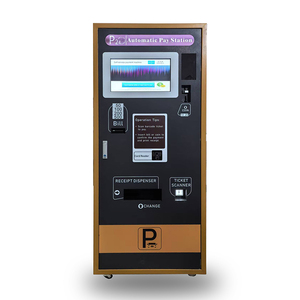 Estación de pago automatizada para estacionamiento con receptor de monedas y billetes, lector de tarjetas bancarias, máquina de pago para estacionamiento - Product Image 2