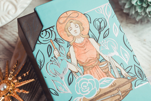 ไพ่ทาโรต์มอราเวีย ศิลปะมูชา สไตล์ไบแซนไทน์ ขอบเคลือบทองโฮโลแกรม - Product Image 1