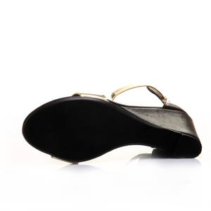 Sandali con zeppa 8cm peep toe all'ingrosso di grandi dimensioni per <span class=keywords><strong>donna</strong></span> - Product Image 5