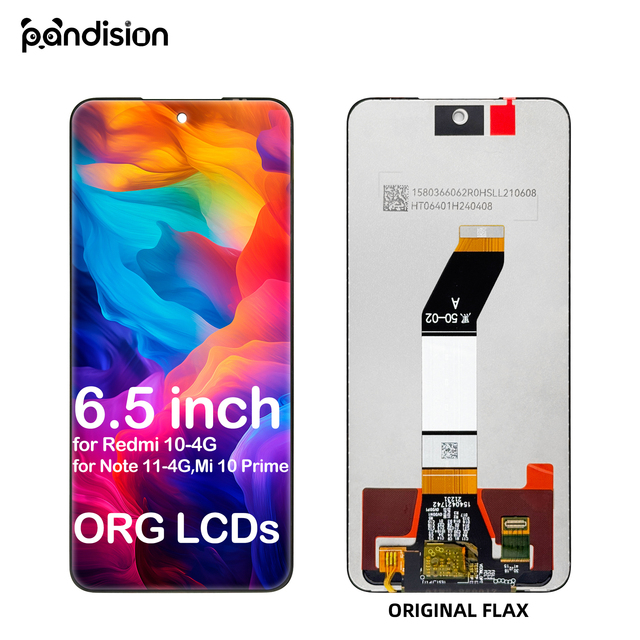 Mobile Phone Lcd for Redmi 10 4G LCD Display Digitizer Assembly Replacement for Note11-4G,Mi 10 Prime Mobile Screens Spare Parts