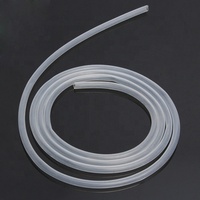 Tube en silicone flexible extrudé de qualité alimentaire, durci au platine, 8*12mm
