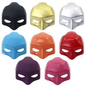 Yarasa kedi Avenger maskesi cadılar bayramı paskalya karnaval Pet malzemeleri siyah/mor/pembe/kırmızı/turuncu/mavi/altın/gümüş plastik evcil maske - Product Image 5