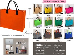 Bolsa de Fieltro Duotone, Bolsa de Compras Reutilizable, Bolsa de Regalo, Bolsa de Mano Premium Oficial para Mamá - Product Image 3