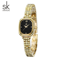 Montre Femme à Quartz SK Personnalisée avec Gravure au Dos, Cadran Nacre, Coffret Cadeau – Fournisseur OEM de Bijoux Montres-bracelets