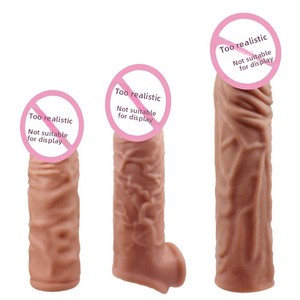 Thực Tế Wolf Răng Lỏng Silicone Dildo Vibrator Mặc Pha Lê Dương Vật Tay Áo Đồ Chơi Tình Dục Cho Nam Giới Phụ Nữ Cross-Biên Giới Sản Phẩm - Product Image 5